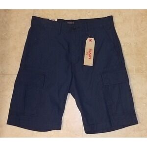 Levi's Cargo Shorts Men 30‎ Navy Blue Cotton Outdoors Casual NEW